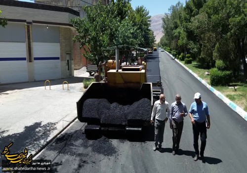 شهردار چرمهین برخی پروژه های عمرانی شهر را تشریح کرد